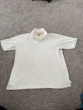 Tommy Bahama Men's White Short-Sleeve Polo XL
